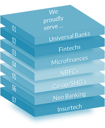 Finflux Serves financial institutions